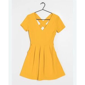 Pepe Jeans Women's Yellow mini Length Casual Dress Size M